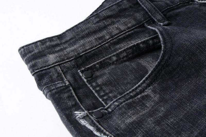 Denim Noodlijdende Zwarte Jeans