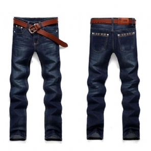 Design Jeans Heren Met Rechte Streep