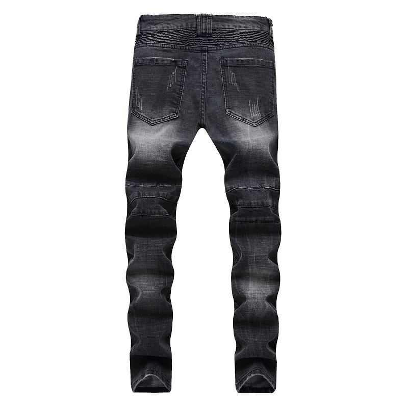 Elasticiteit Gewassen Katoenen Jeans