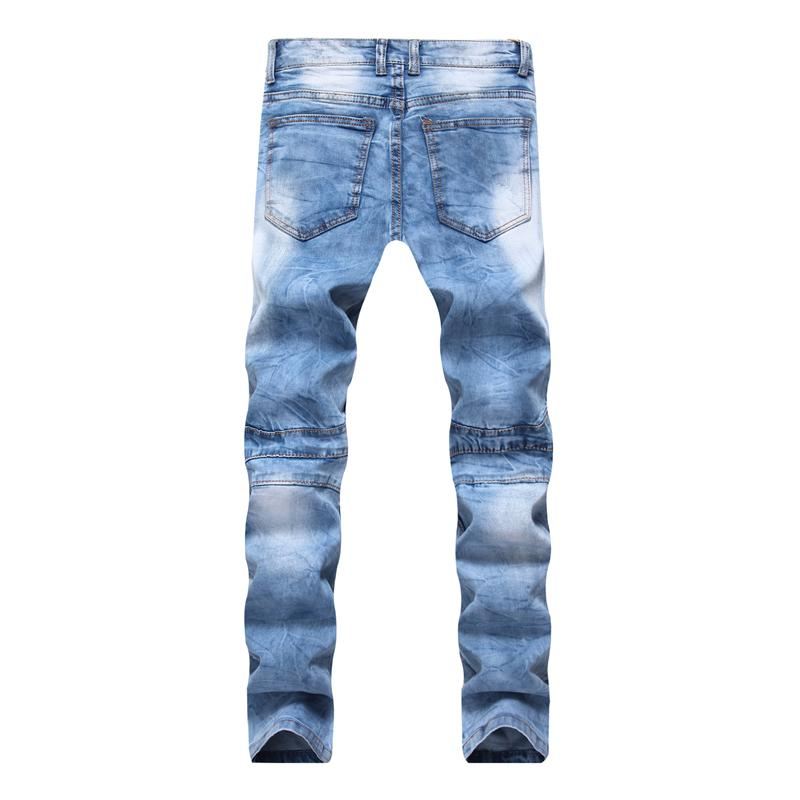 Elasticiteit Gewassen Katoenen Jeans