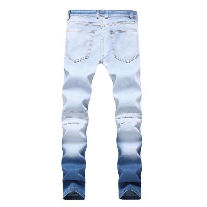 Elasticiteit Gewassen Katoenen Jeans