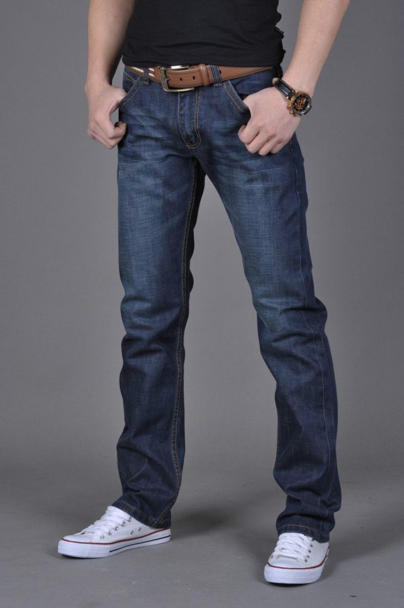 Heren Jeans Casual Spijkerbroek Van Denim