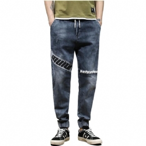 Heren Jeans Jeansbroek Met Enkelband