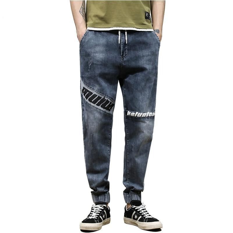 Heren Jeans Jeansbroek Met Enkelband