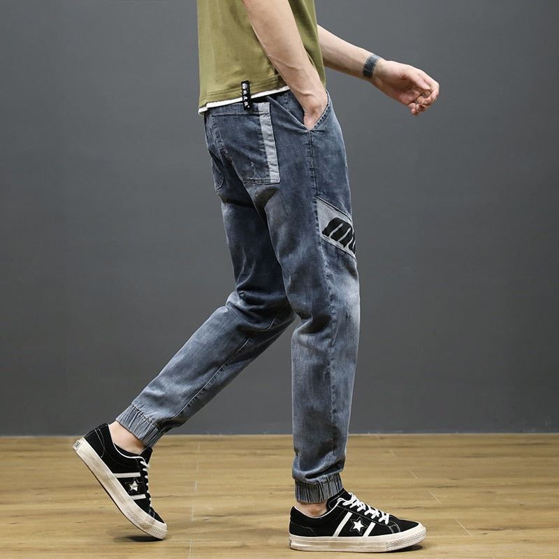 Heren Jeans Jeansbroek Met Enkelband