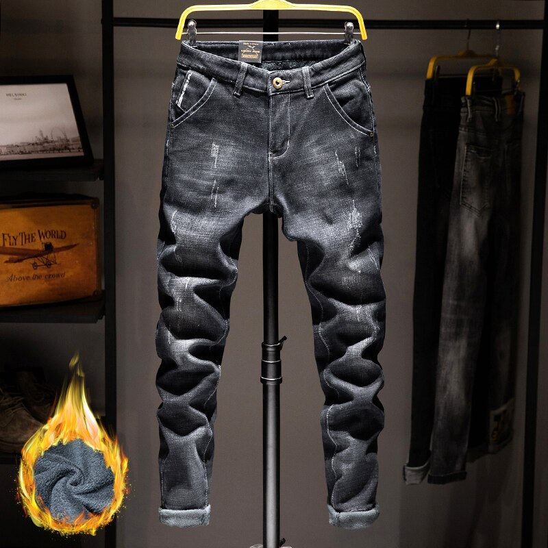 Heren Jeans Zachte Denimjeans Met Designermerk