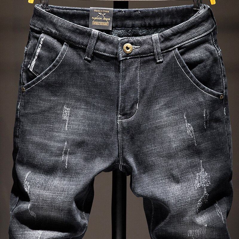 Heren Jeans Zachte Denimjeans Met Designermerk