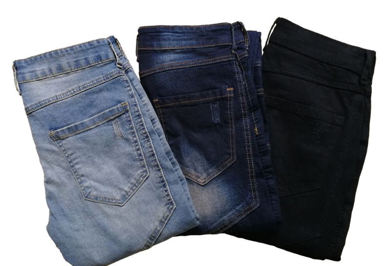 Jeans Heren Gescheurde Bikerjeans