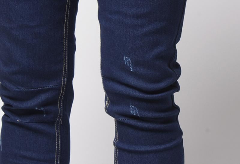 Jeans Heren Glimmende Gewassen Haremjeans