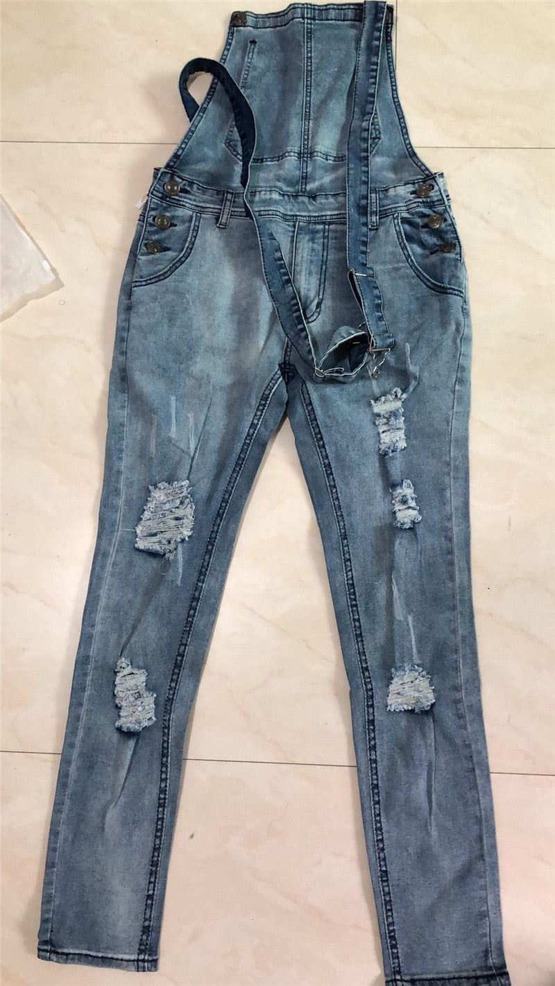 Jeans Heren High Street Trending Denim Overall