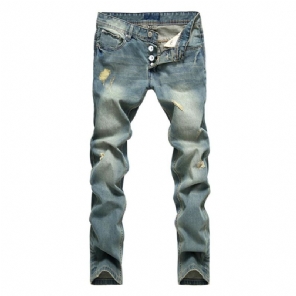 Jeans Heren Katoenen Getinte Cowboyjeans