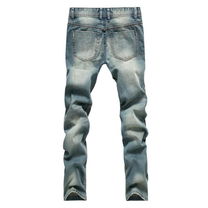 Jeans Heren Katoenen Getinte Cowboyjeans