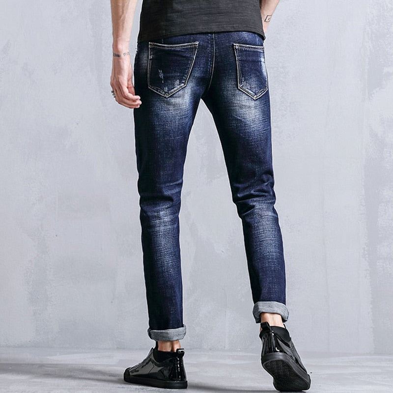 Jeans Heren Slim-fit Spijkerbroek