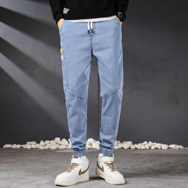 Jeans Heren Vintage Streetwear Denim Joggerbroek