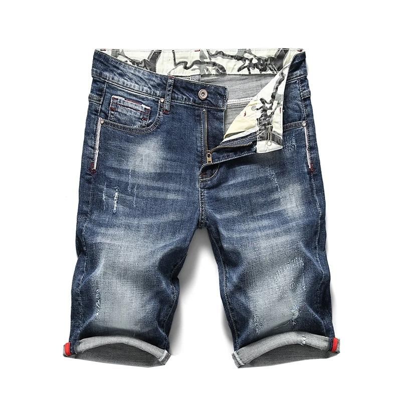 Jeans Heren Zomertrend Stretch Jeansshort