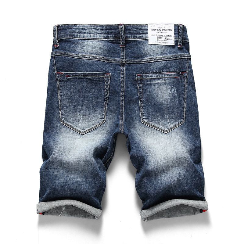 Jeans Heren Zomertrend Stretch Jeansshort