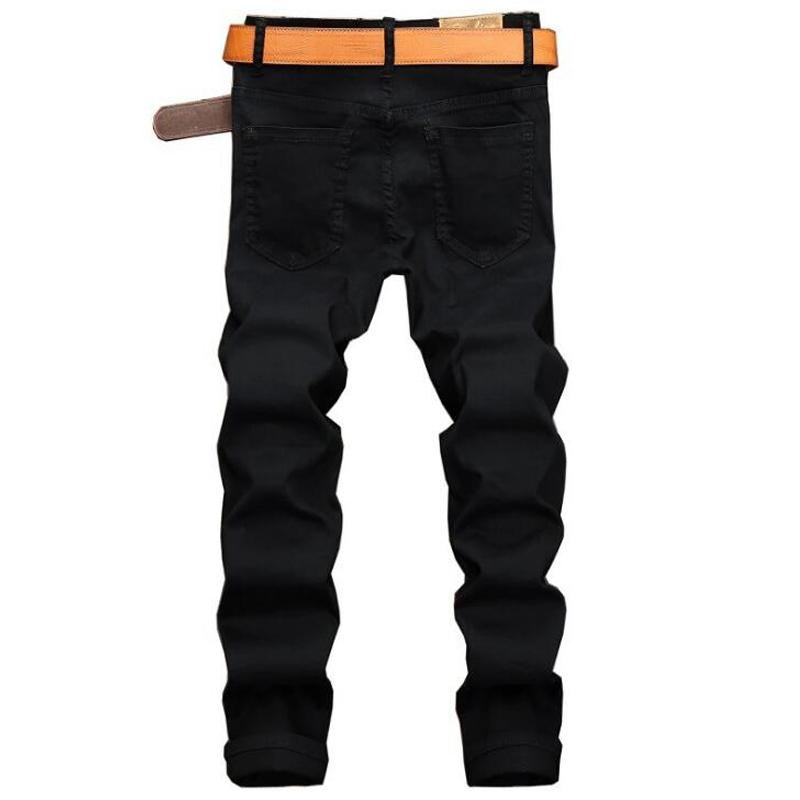 Jeans Heren Zwarte Katoenen Masculina-jeans