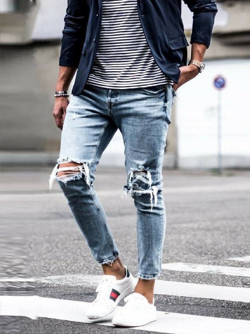 Jeans Met Gaten In Trendstijl