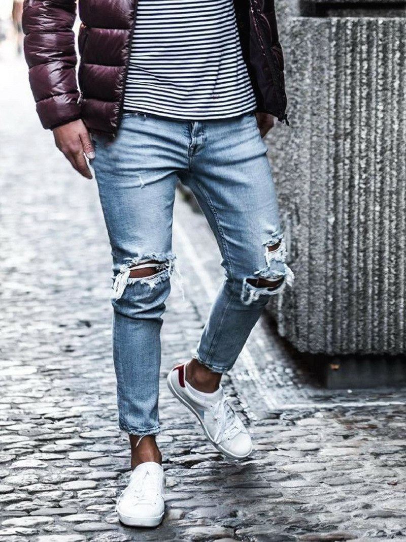 Jeans Met Gaten In Trendstijl