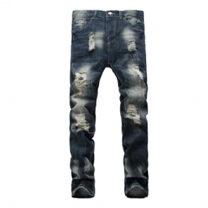 Jeans Met Hoge Kwaliteit Denim Gaten