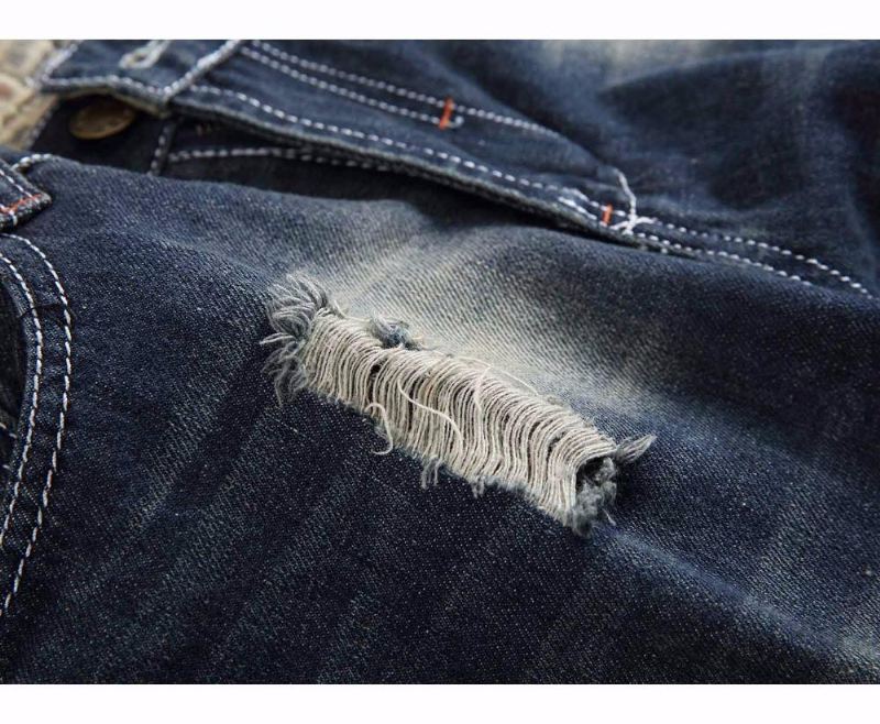 Jeans Met Hoge Kwaliteit Denim Gaten