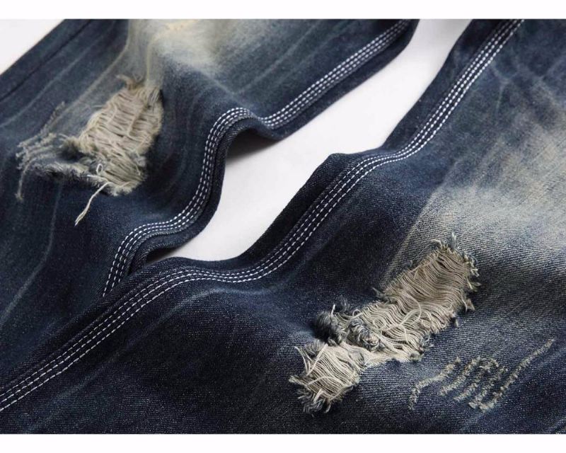 Jeans Met Hoge Kwaliteit Denim Gaten