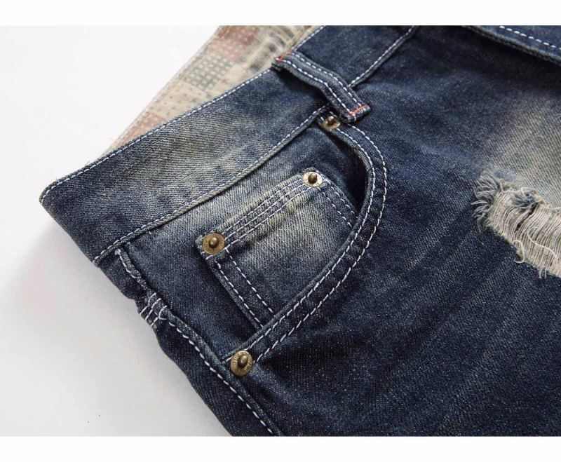 Jeans Met Hoge Kwaliteit Denim Gaten