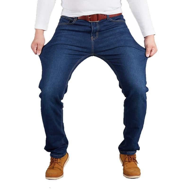 Rechte Jeans Heren Met Hoge Stretch