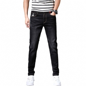 Slim-fit Skinny Jeans Heren Met Stretch En Stretch