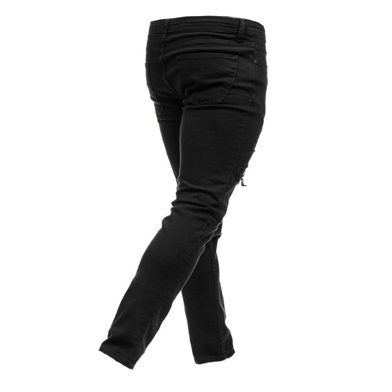 Stijlvolle Skinny Jeans Heren Met Gaten