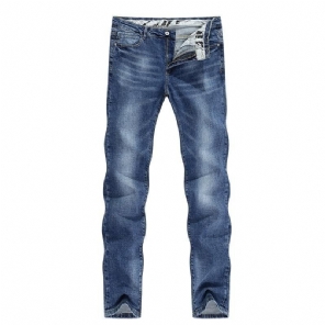 Voorjaar Zakelijke Casual Rechte Slanke Jeans