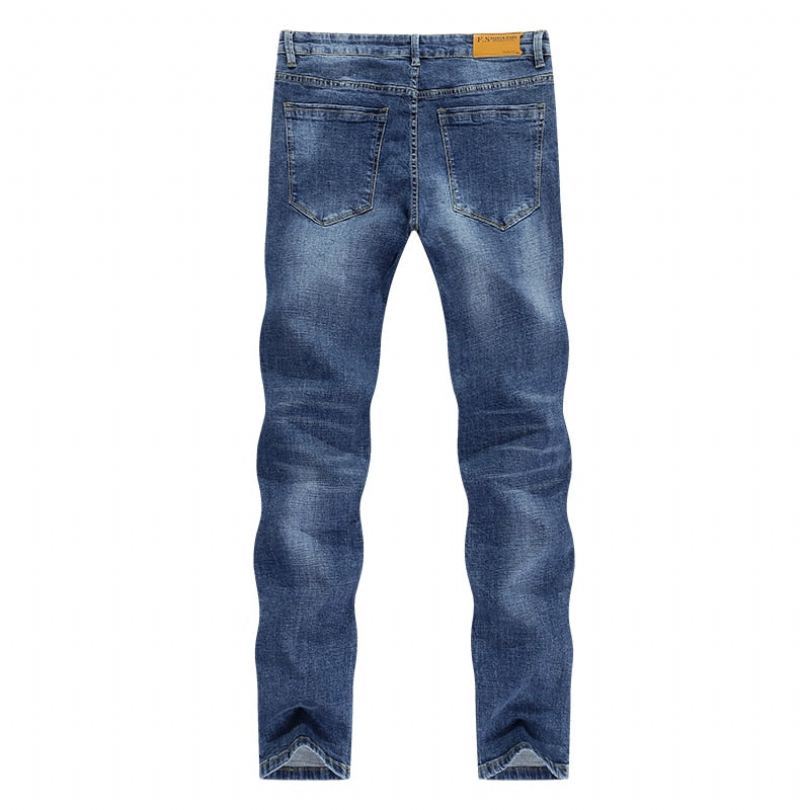 Voorjaar Zakelijke Casual Rechte Slanke Jeans