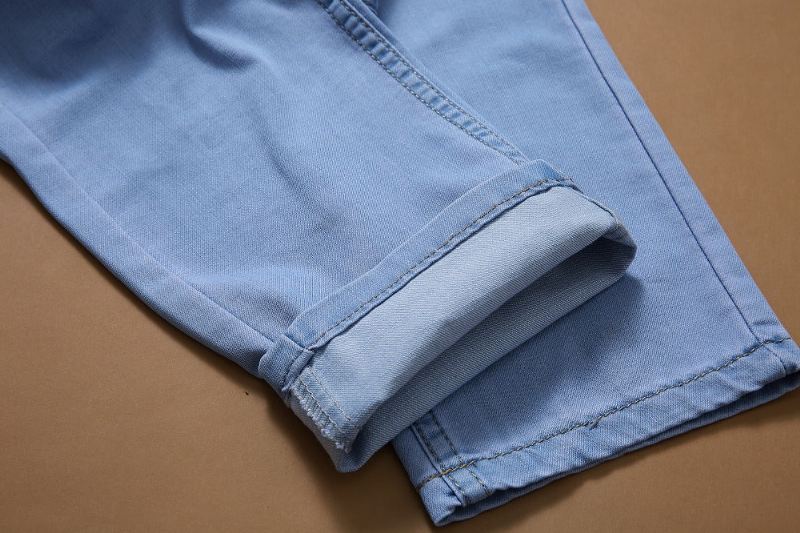 West Louisstijlvolle Echte Blauwe Lichte Jeans Voor Heren