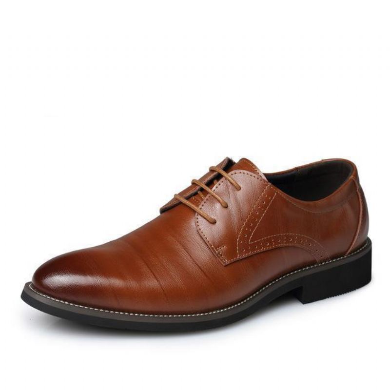 Brogues Bullock-schoenen Met Veters Elegante Schoenen Heren