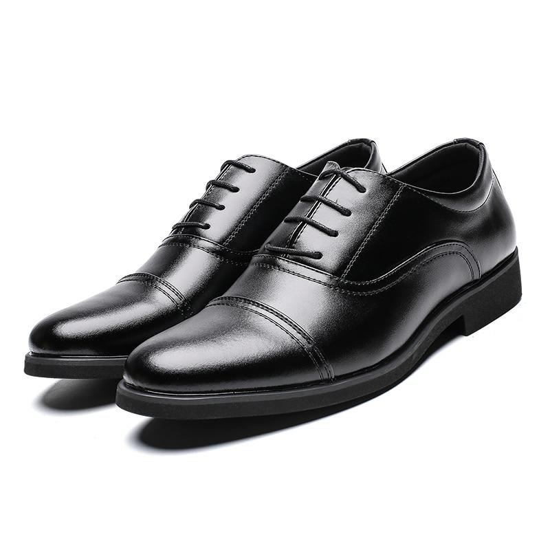 Casual Zakelijk Leer Oxford Elegante Schoenen Heren