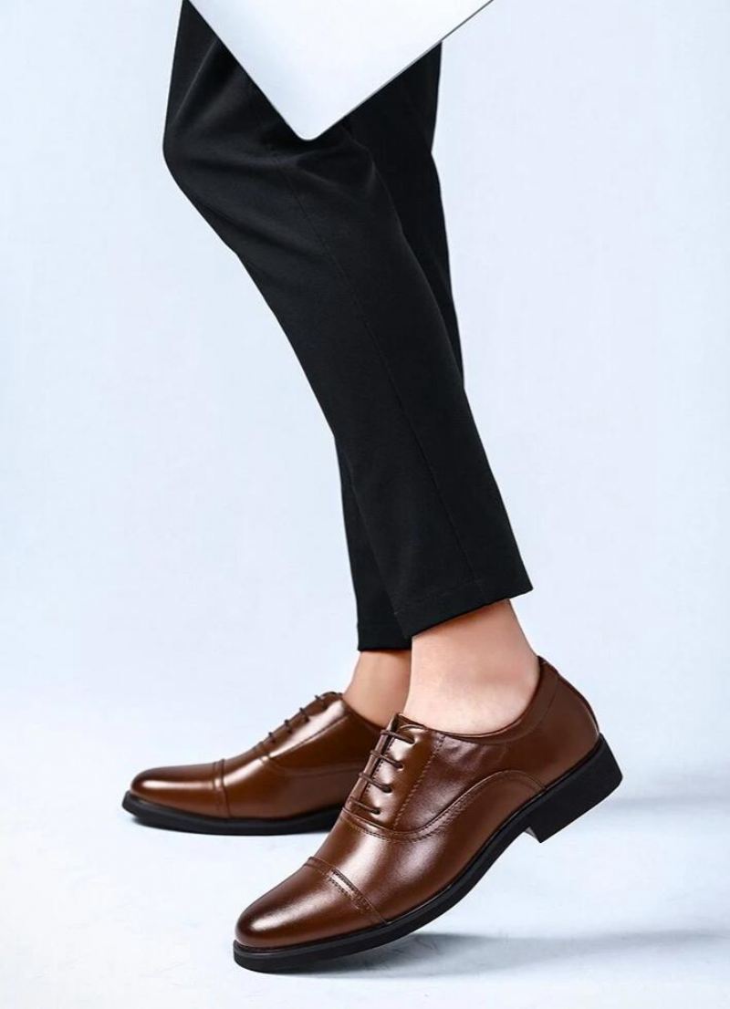 Casual Zakelijk Leer Oxford Elegante Schoenen Heren