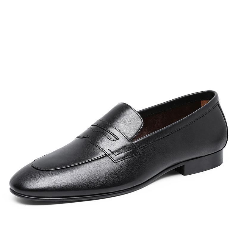 Echt Leer Fashion Leader Loafers Elegante Schoenen Heren