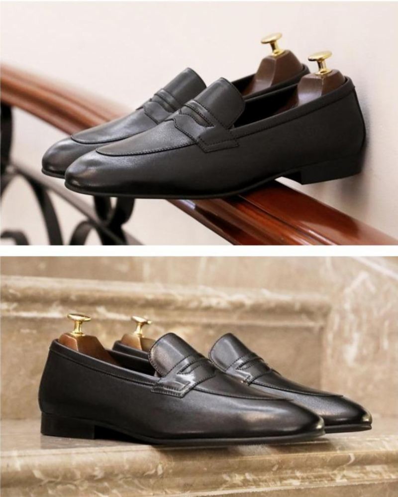 Echt Leer Fashion Leader Loafers Elegante Schoenen Heren