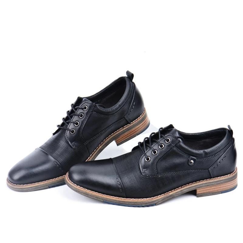 Elegante Schoenen Designer Business Heren Lederen Oxford Schoenen