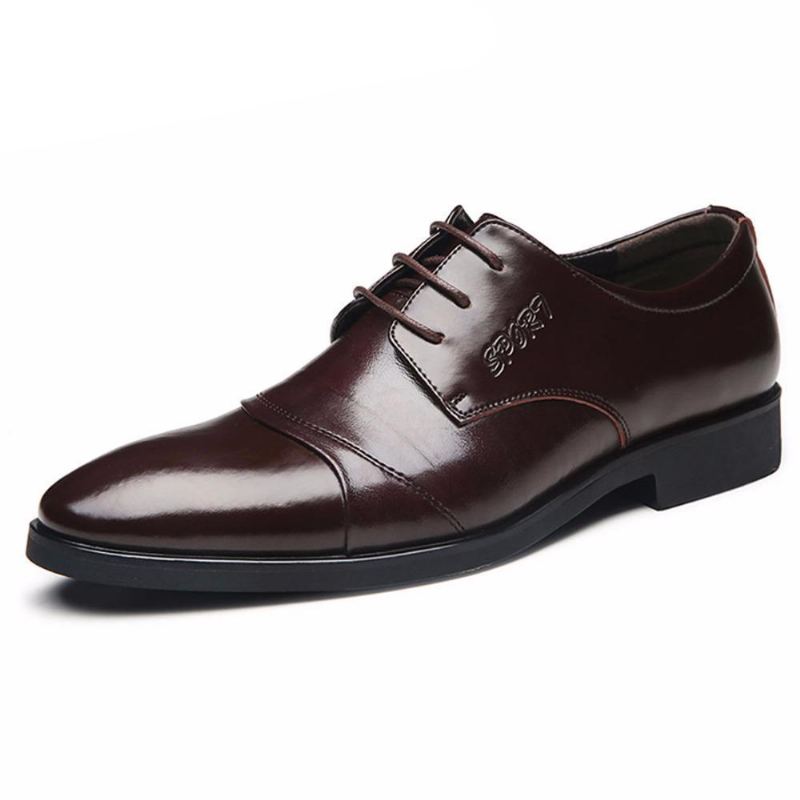 Elegante Schoenen Oxfords Heren Kleden Leren Schoenen