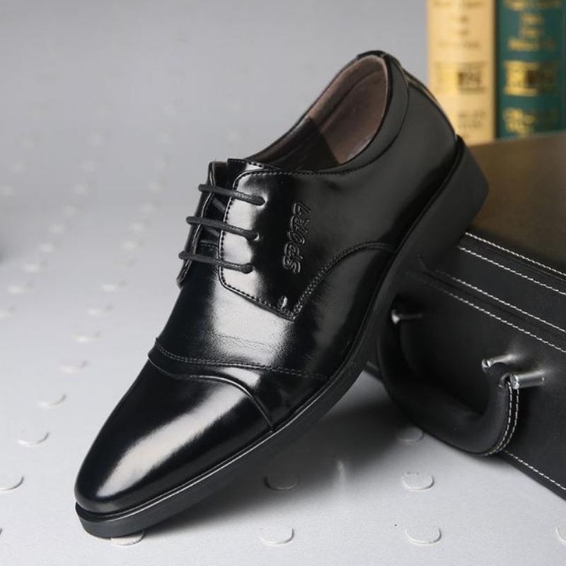 Elegante Schoenen Oxfords Heren Kleden Leren Schoenen