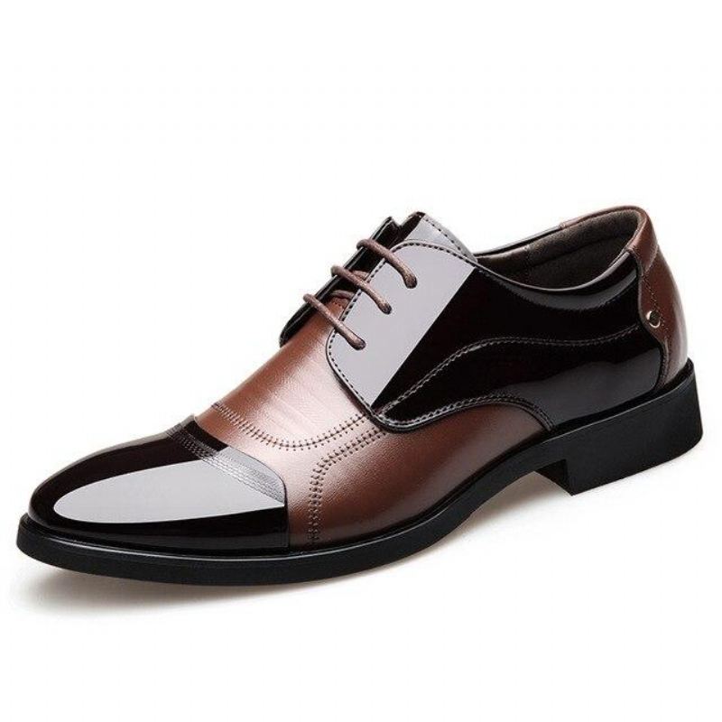 Elegante Schoenen Platte Schoenen Heren Zip Business Oxford