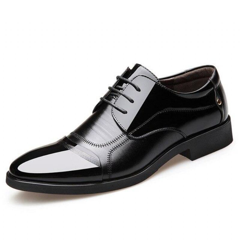 Elegante Schoenen Platte Schoenen Heren Zip Business Oxford