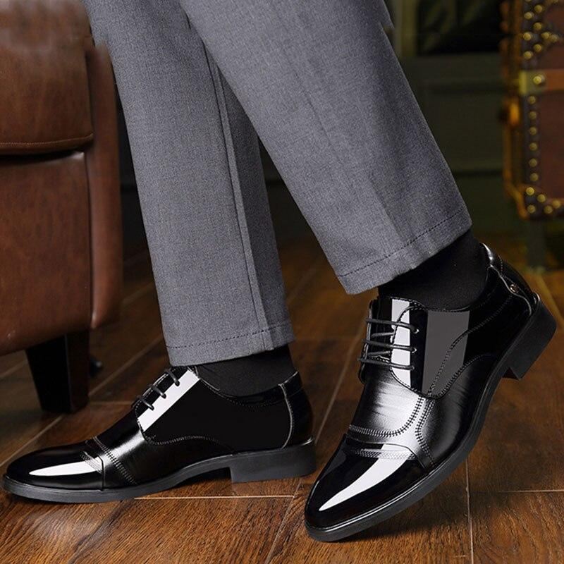 Elegante Schoenen Platte Schoenen Heren Zip Business Oxford