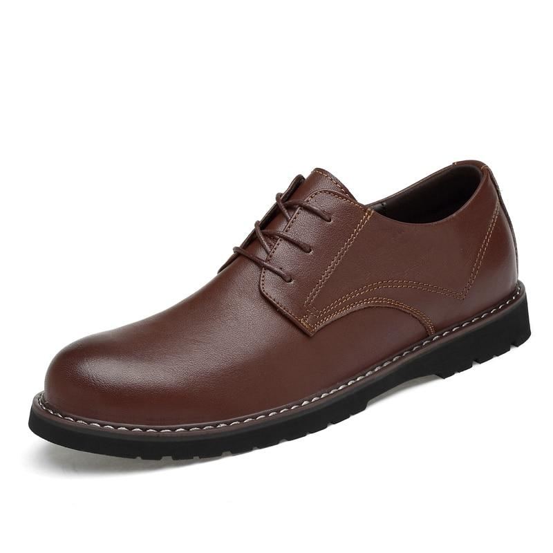 Elegante Schoenen Zakelijke Ademende Platte Oxford-schoenen Voor Heren