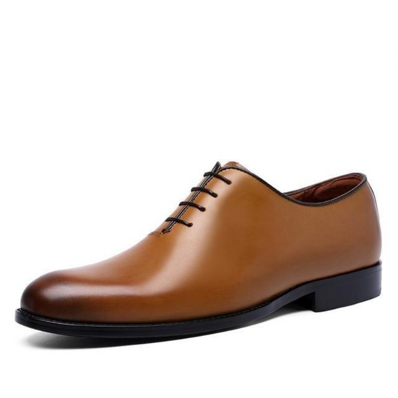 Formele Zakelijke Minimalistische Oxford Schoenen Met Veters Elegante Schoenen Heren