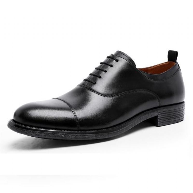 Gentleman Retro Lakleer Heren Oxford Elegante Schoenen