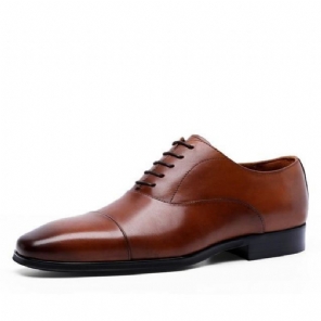 Heren Elegante Schoenen British Business Office Lederen Oxford Schoenen