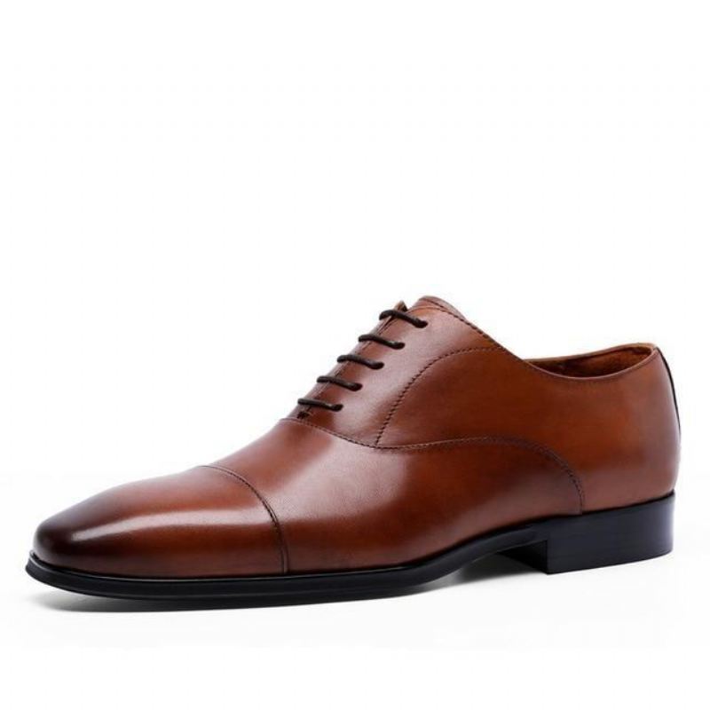 Heren Elegante Schoenen British Business Office Lederen Oxford Schoenen