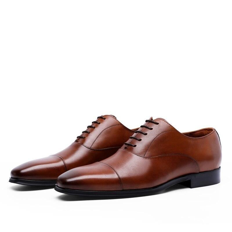 Heren Elegante Schoenen British Business Office Lederen Oxford Schoenen